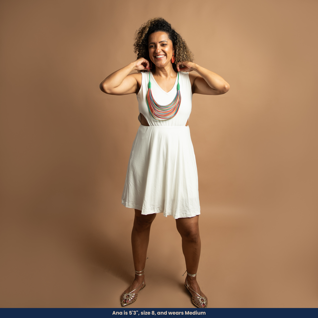 Dani - Sleeveless Cutout A-Line Dress