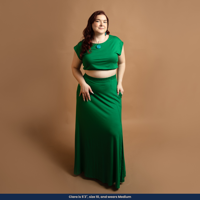 Milena - Cropped Top and Skirt (Two-Piece Set)