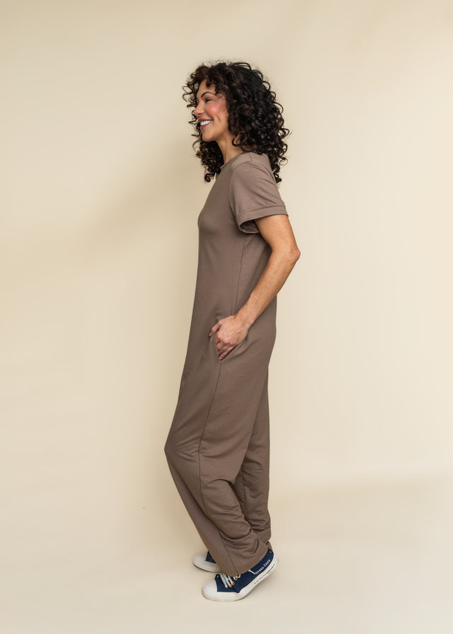 Stella - Back Zipper Jumpsuit