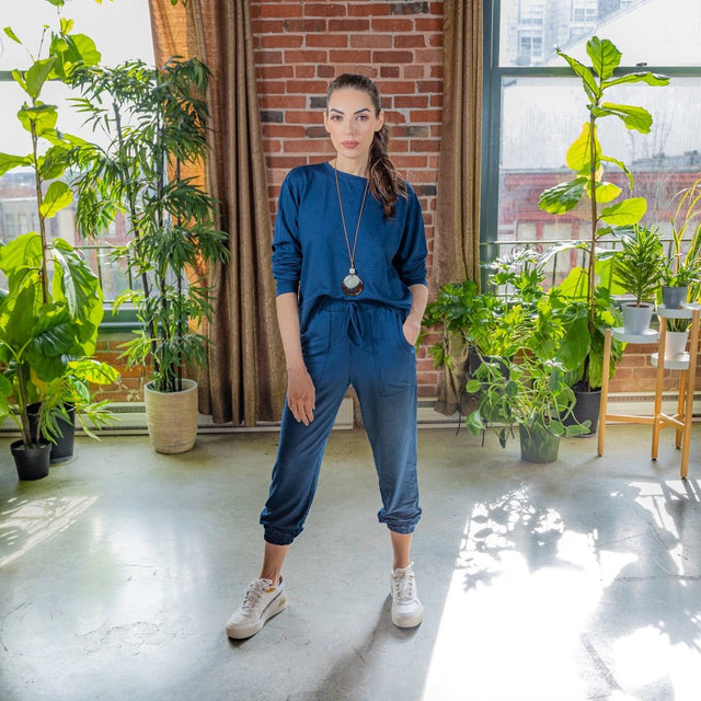 Joana - Long-sleeve top and Jogger (Two-piece set)