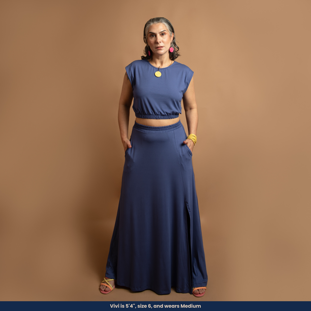 Milena - Cropped Top and Skirt (Two-Piece Set)
